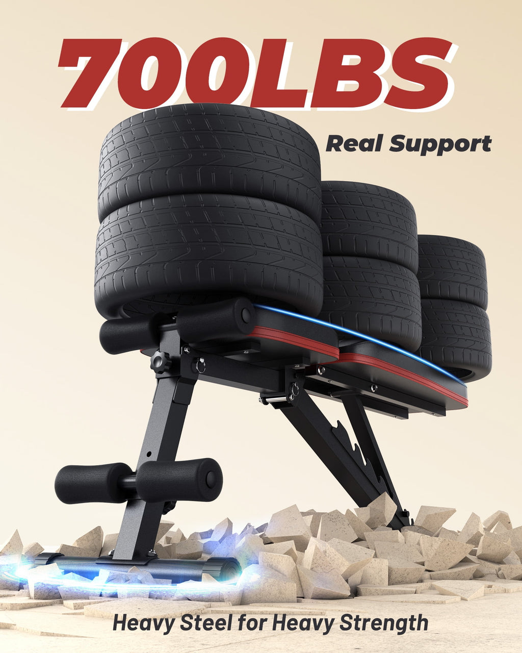 Pro Adjustable Weight Bench 