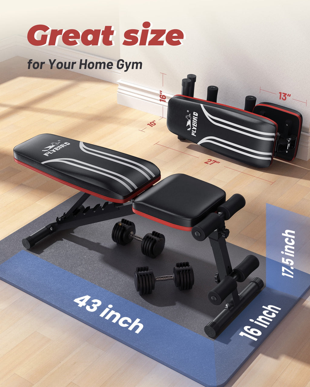 Pro Adjustable Weight Bench 