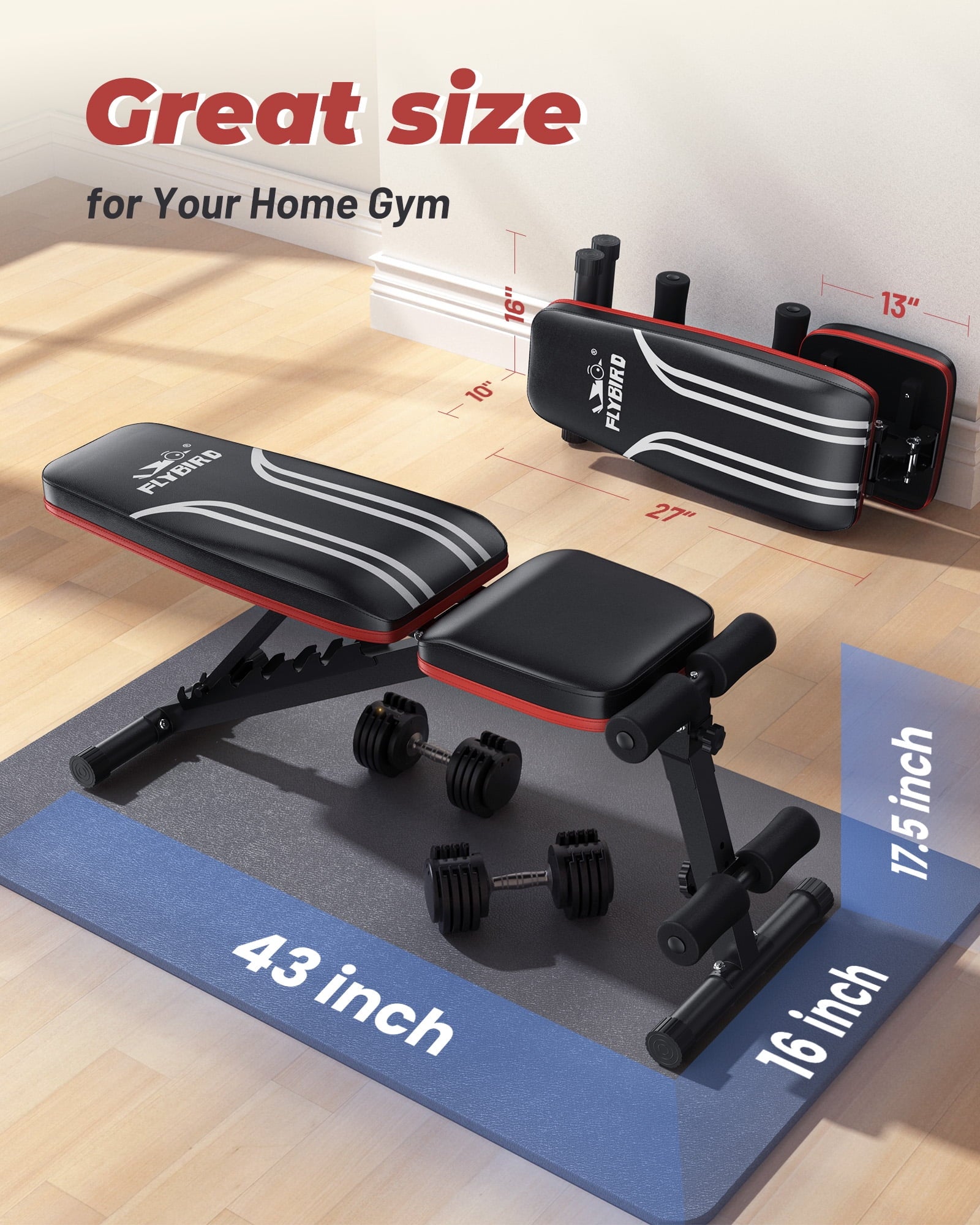 Pro Adjustable Weight Bench 