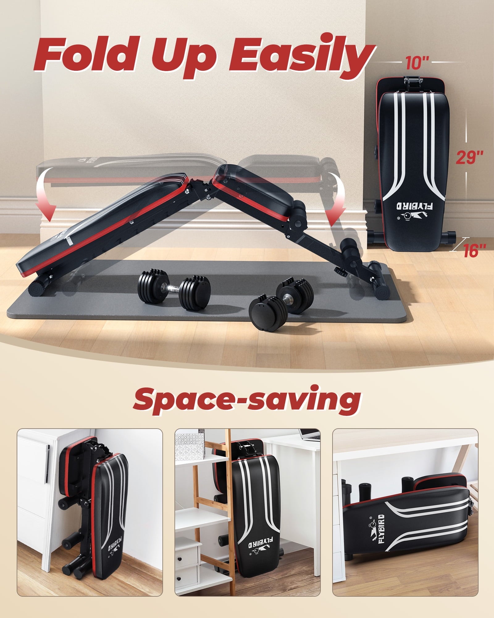 Pro Adjustable Weight Bench 